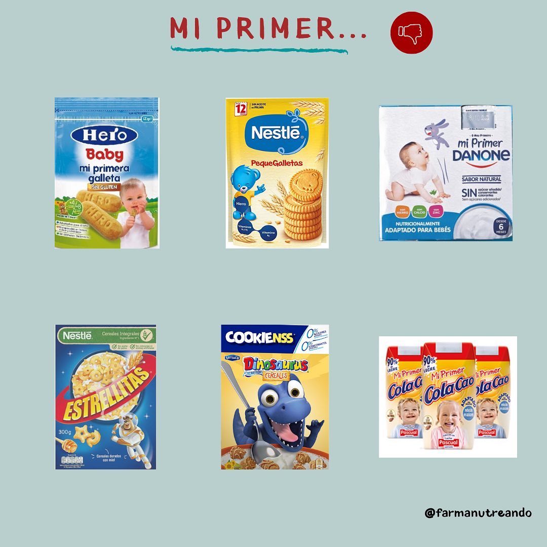 🍼🍬AZÚCAR en productos infantiles🍼🍬