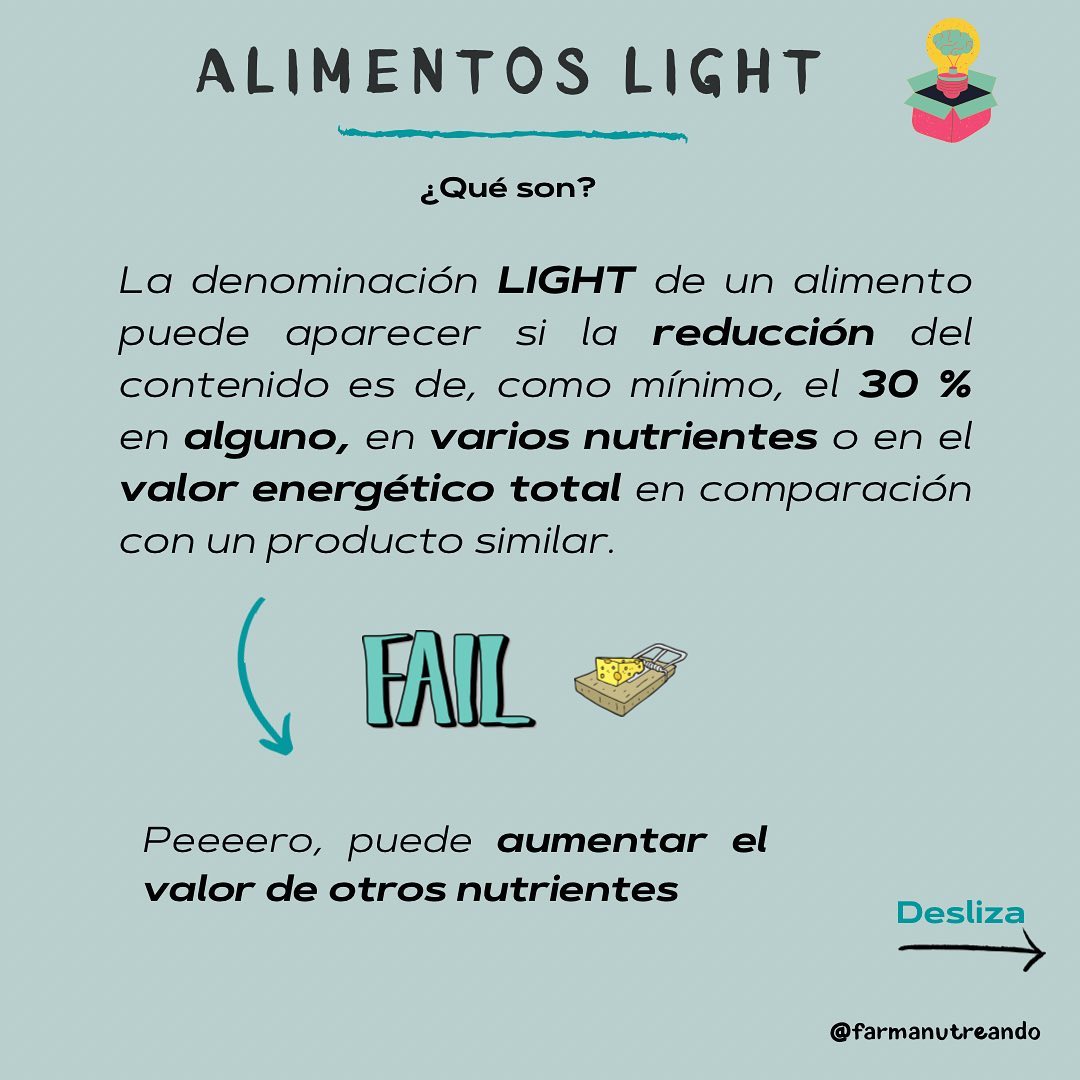 🤔ALIMENTOS LIGHT 🤯❌