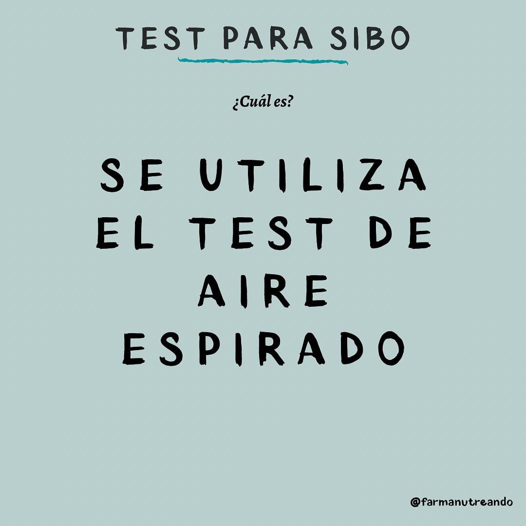 TEST PARA DETECTAR SIBO 🦠